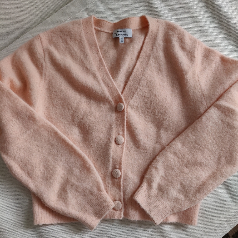 & Other Stories Pink Cardigan